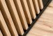 Détail du meuble TV en bois ASM