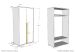 dimensions armoire style scandinave 
