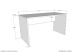 Dimensions bureau blanc London 