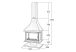 dimensions cheminée frontale CH72 Focgrup