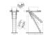 Dimensions escalier escamotable