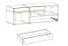 Dimensions intérieures du meuble TV cross ASM
