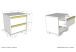 dimensions table de chevet en bois london 