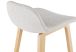 Dossier tabouret snack en bois et tissu Kokoon Design