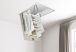 Echelle escamotable en acier blanc Aci Quattro de Fantozzi Scale srl 