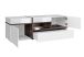 Meubles TV en Bois ASM Meble Cross Blanc Portes Ouvertes 