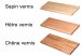 Finition sapin, hêtre, chêne vernis bois d'escalier double quart tournant