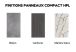 Finition panneau HPL pour portail Modulo Portail carbone et béton