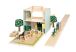 Ensemble de jouets en bois centre équestre
