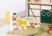 Jouets en bois cheval en bois Pinolino