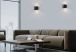 Appliques murales Kowa noires dans salon