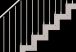 Limons en Z escalier quart tournant bas en métal bronze et bois 280 cm D’Opera