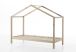 Lit en Bois de Pin pour Enfant Vipack Dallas 90 x 200 cm Naturel