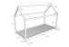 Lit en Bois de Pin Cabane 90 x 200 cm - mesures