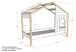 plan et dimensions du lit cabane