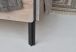 Pied de lit Nordy en acier noir IDDO Slow Living
