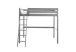 lit en hauteur pour enfant marque Vipack coloris gris
