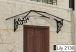 Auvent de porte aluminium Canopia by Palram Lily 2130
