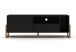 Meuble TV en bois noir