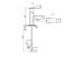Mitigeur Bas pour Lavabo en Chrome Épais Loira Sans Siphon LR526.5