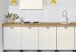 Parement Mural en PVC Innovera Décor Backsplash Empire Blanc Cuisine