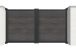 Portail battant en aluminium 3,50 m Modulo Portail décor carbone