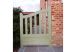 Portillon en bois de pin brut Ghent