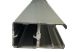 profil d'angle en aluminium pour verrière en verre synthétique anodisé