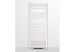 Radiateur sèche-serviettes électrique soufflant en acier blanc Zeta T