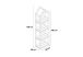 Schéma dimensions étagère pour plantes d'intérieur