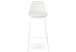 Tabouret Haut Kokoon Design Escal Blanc Vue de Face