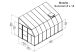 dimensions de véranda Sunroom 8 x 14 Palram blanche