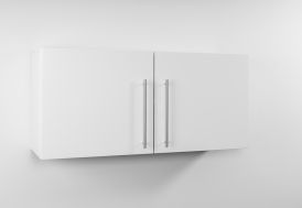 Armoire Suspendue Métal Blanc 120 cm