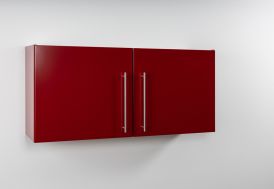 Armoire Suspendue Métal 120 cm rouge