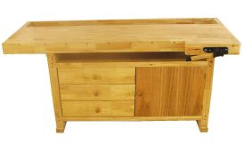 Etabli en Bois de Travail Hévéa (150x500x820)