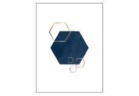 Affiche murale design graphique papier