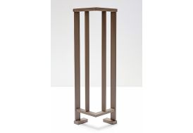 Angle pour garde-corps en aluminium Linus taupe