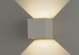 Applique murale LED en aluminium Kendo blanc