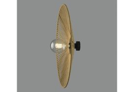 Applique murale en métal et corde polypropylène Pamela Ø 70 cm sable
