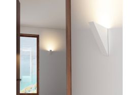 Applique Murale en Plâtre Hay Rendl Light Studio Blanc dans Couloir