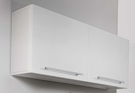 Armoire Suspendue Métal Blanc 120 cm