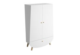 Armoire pour enfants en MDF laqué Blanc