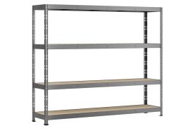 Étagère de rangement Rack en Acier avec 4 Plateaux 60 x 220 x 185 cm modulo storage altona robbust