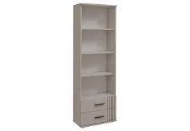 Bibliothèque avec 3 étagères et 2 tiroirs 60 x 35 cm H. 175 cm - Sigma