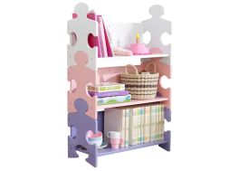 Bibliothèque enfant en bois couleurs pastel - Puzzle Kidkraft