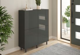 Buffet en bois Aura.2 graphite