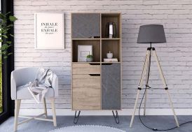 Buffet haut en bois 3 portes et 1 tiroir Paris