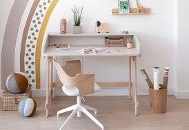 Bureau en bois coloris Cashmere Wood Luck