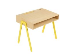bureau pour enfant jaune