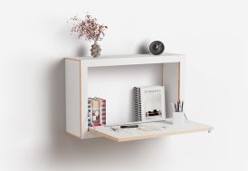 Bureau mural en bois Fläpps Box